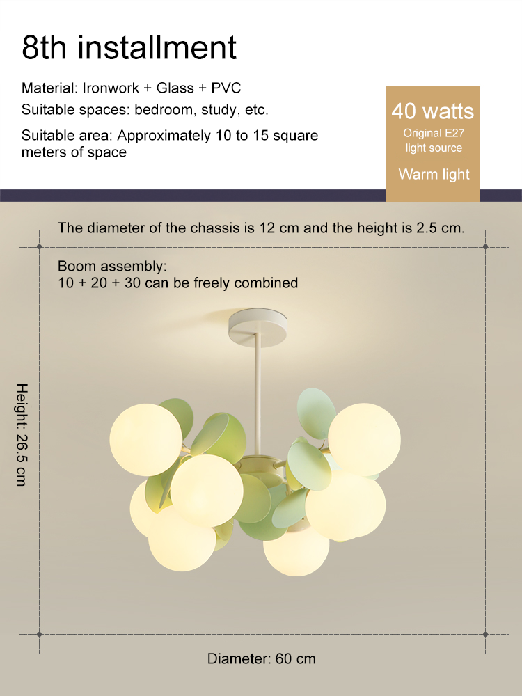 Creative Magic Bean Ceiling Light for Living Room and Master Bedroom