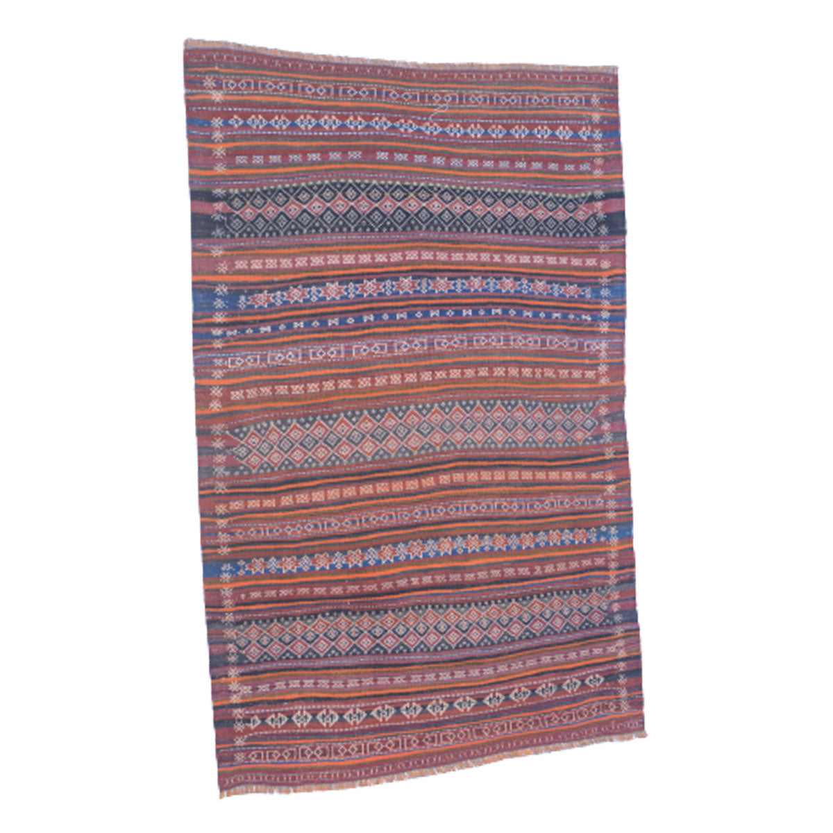 Baluchi-Cannon-Pink-Woolen-Rug