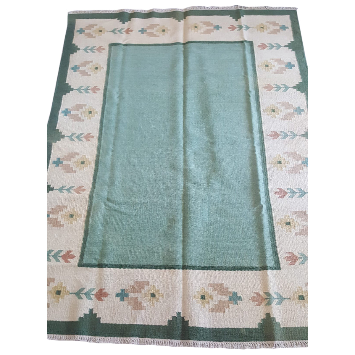 Vintage- Kilim- Handwoven -Rectangular- Rug