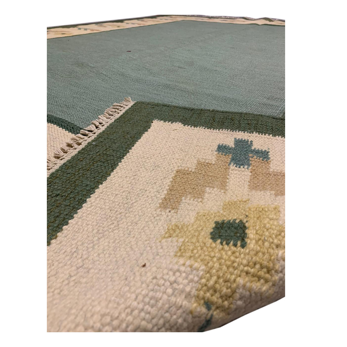 Vintage -Kilim- Handwoven- Rectangular- Rug