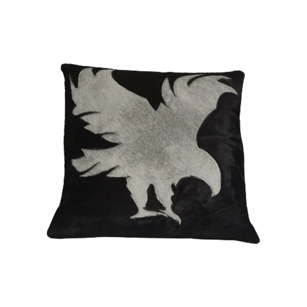 Cowhide- Leather -Thunder- Cushion- Cover