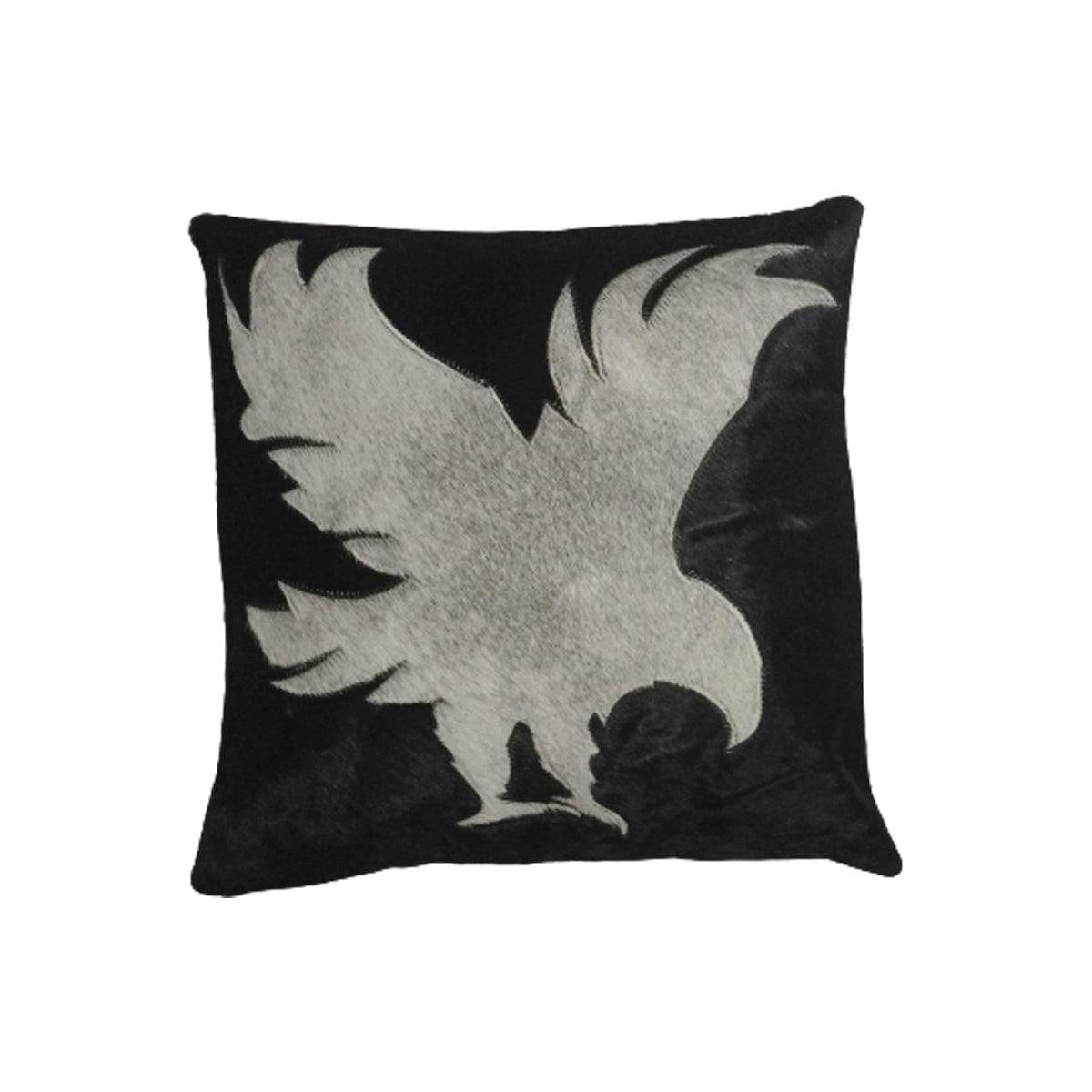 Cowhide- Leather- Thunder- Cushion- Cover