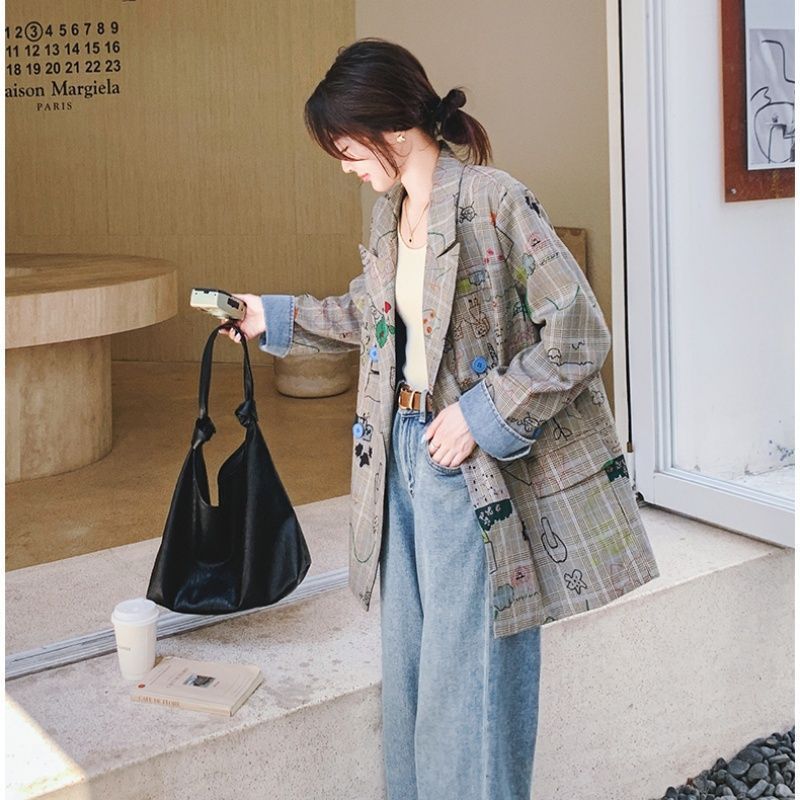 Loose Youthful-looking Retro Trendy Coat