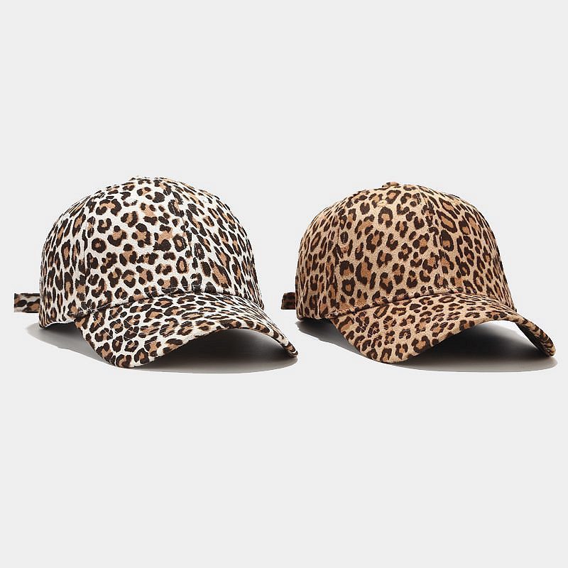 Casual All-match Leopard Print Peaked Cap Summer Outdoor Sun Hat