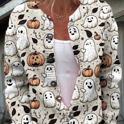 Women's Fashionable Knitted Cardigan Sweater