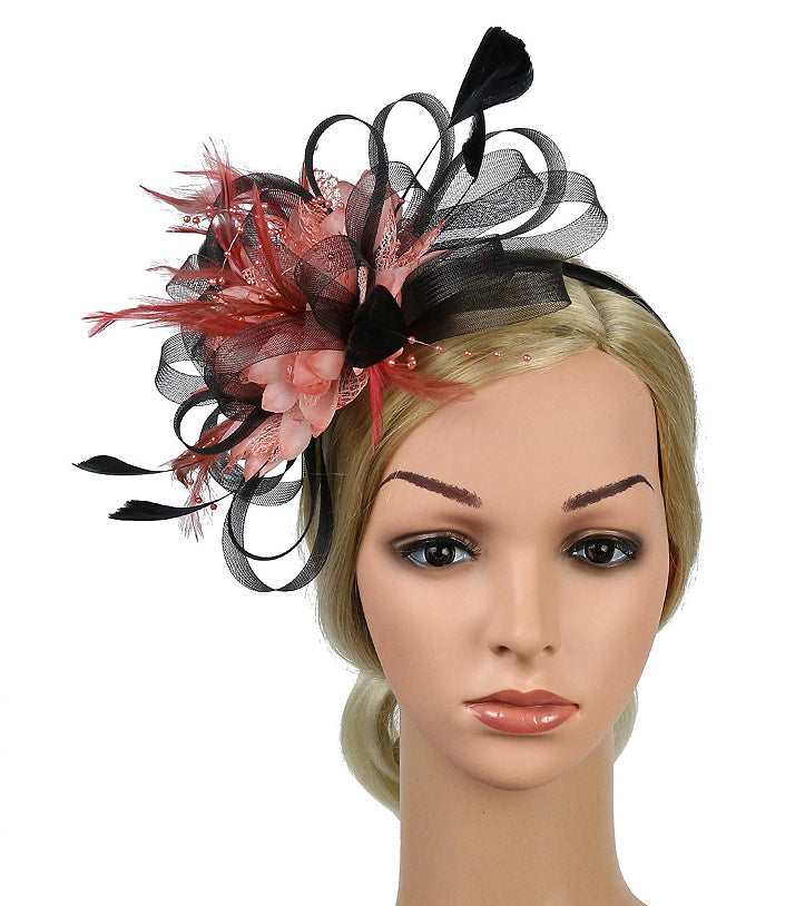 European And American Horse Festival Tea Party Mesh Hair Accessories Billycock Barrettes