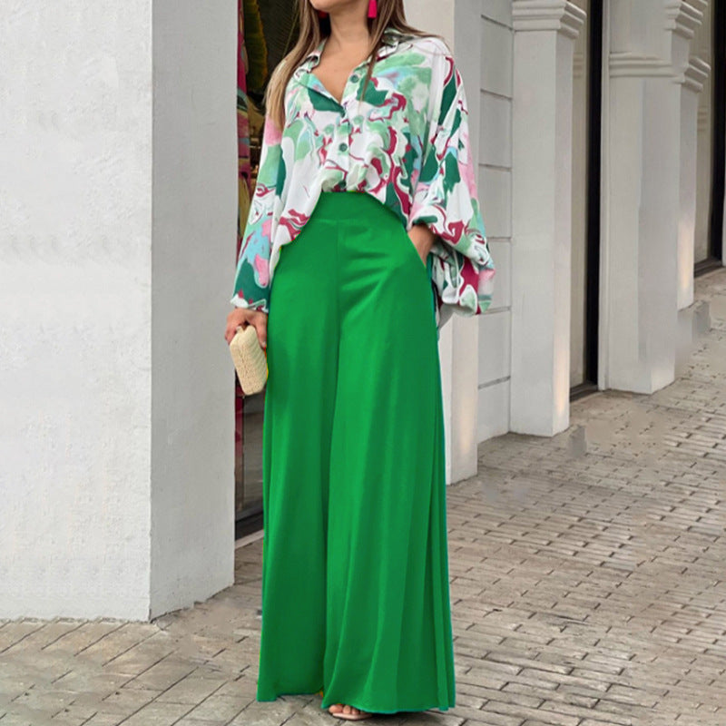 Fashionable Casual Elegant Wide-leg Pants