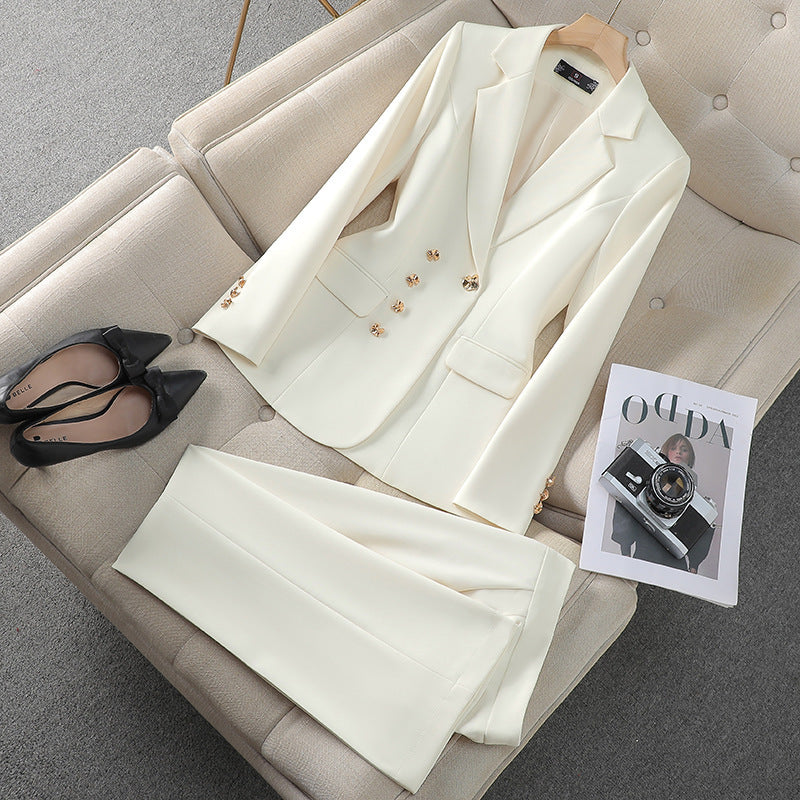 Female Autumn Temperament Fashionable Slim Administrative Set