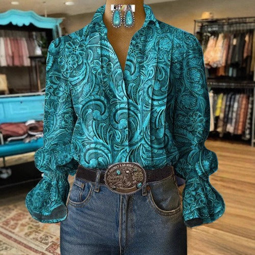 Fashion Casual Retro Formal Women's Shirt