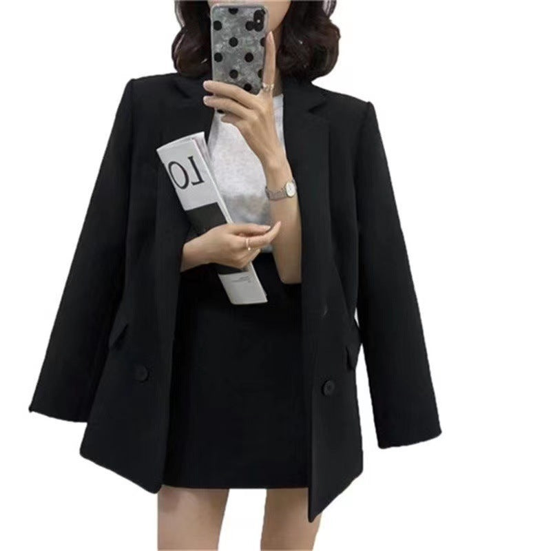 Slim Fit Outfit Top High Waist Short Skirt