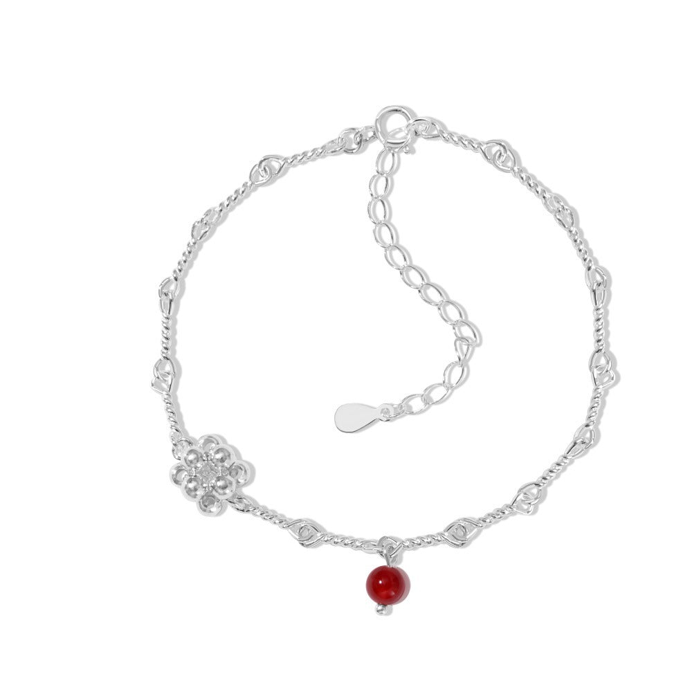 S925 Sterling Silver Bracelet Female Twist