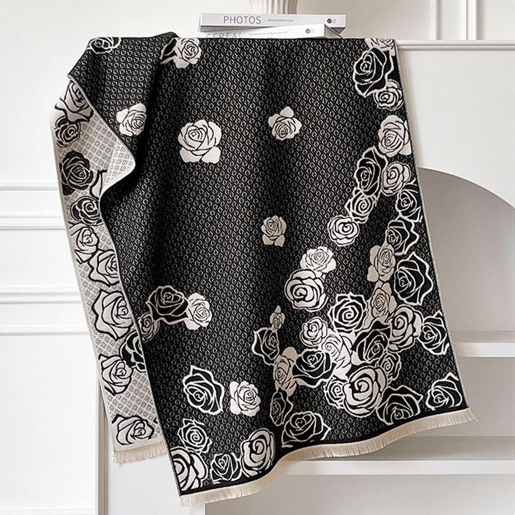 High-grade All-matching Thick Warm Scarf Air Conditioning Shawl Cashmere-like