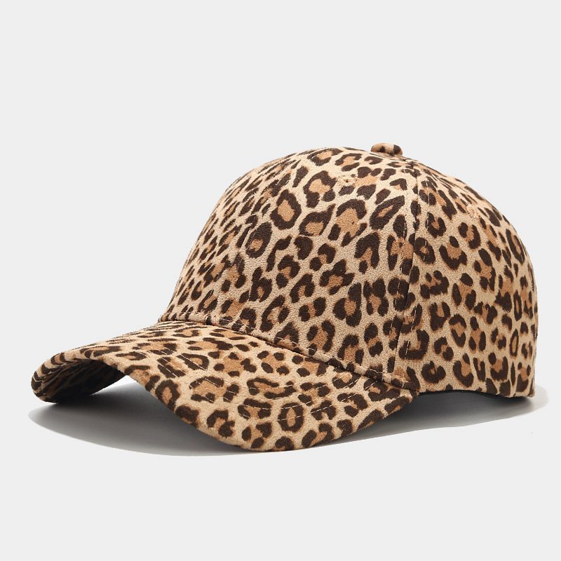 Casual All-match Leopard Print Peaked Cap Summer Outdoor Sun Hat
