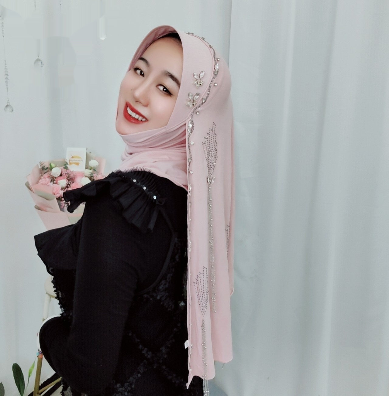 Hard Brim Wrap Towel Meteor Tassel Wrap Towel