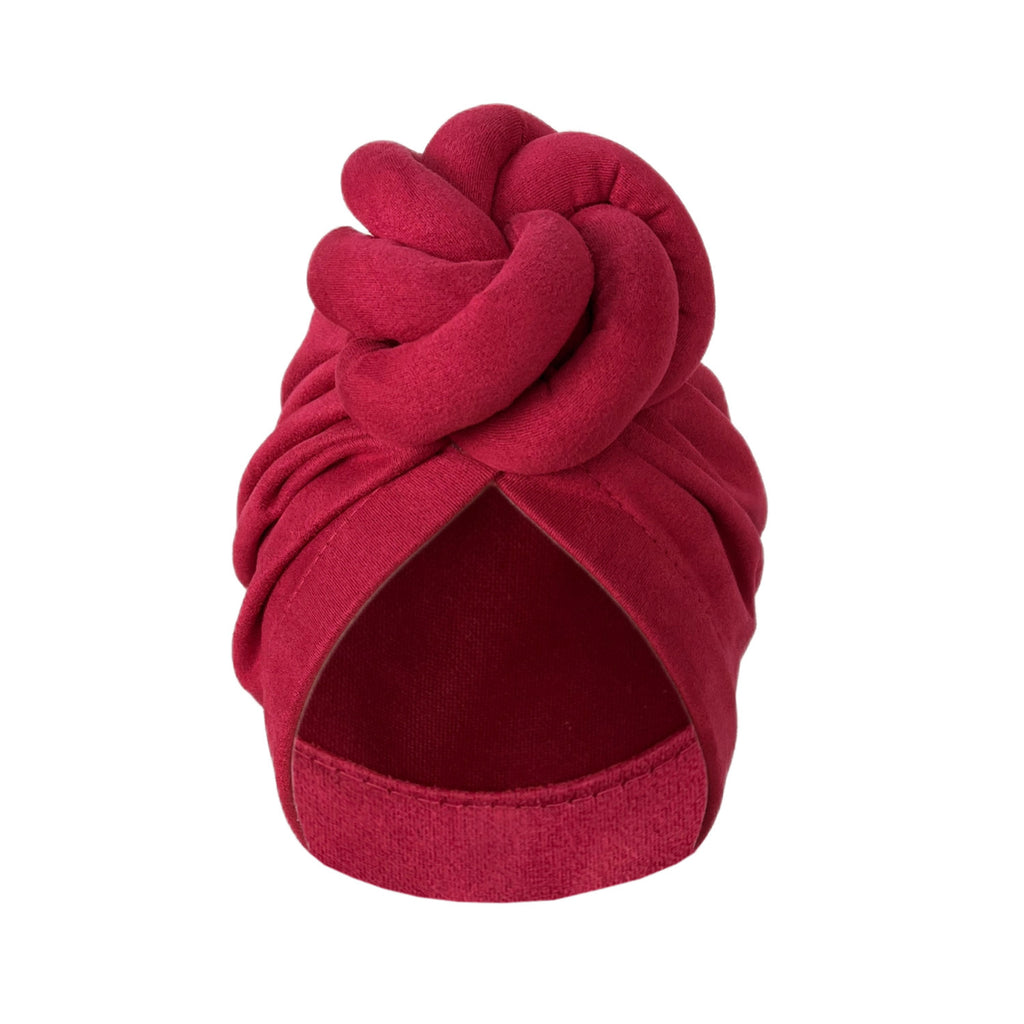 Fashion Solid Color Ethnic Knotted Headscarf