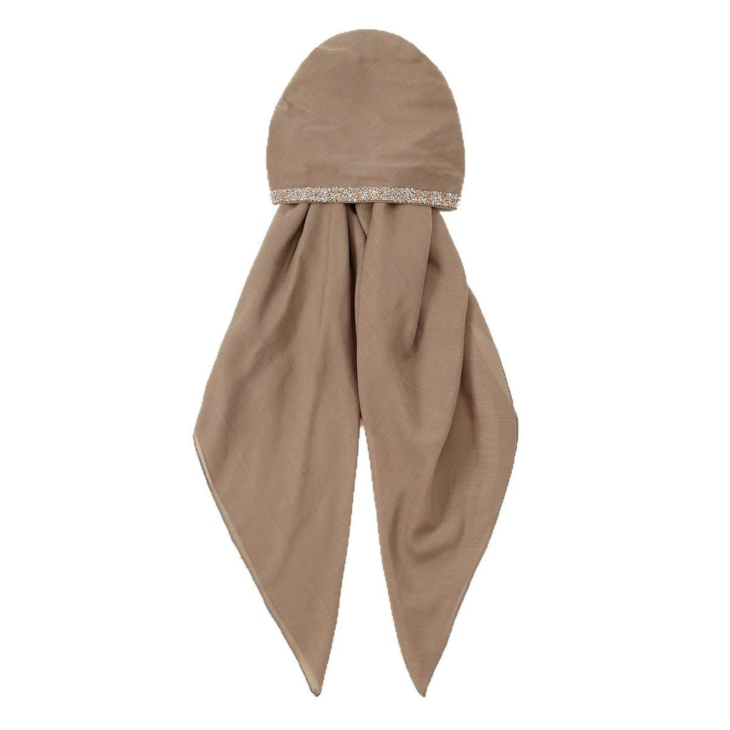 Ethnic Style Solid Color Hot Drilling Tam-o'-shanter Everyday Joker Europe And America