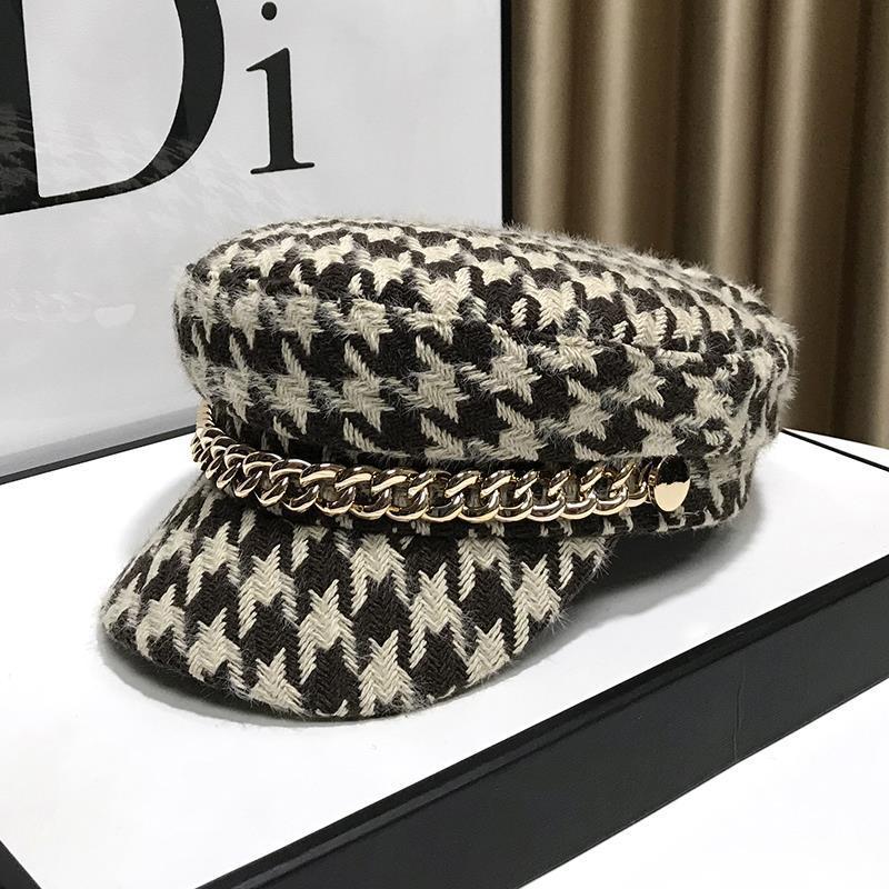 British Style Octagonal Cap Women's Hat