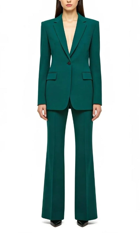 Power Of Earth Relaxed Twill-Knit 2-Piece Suit