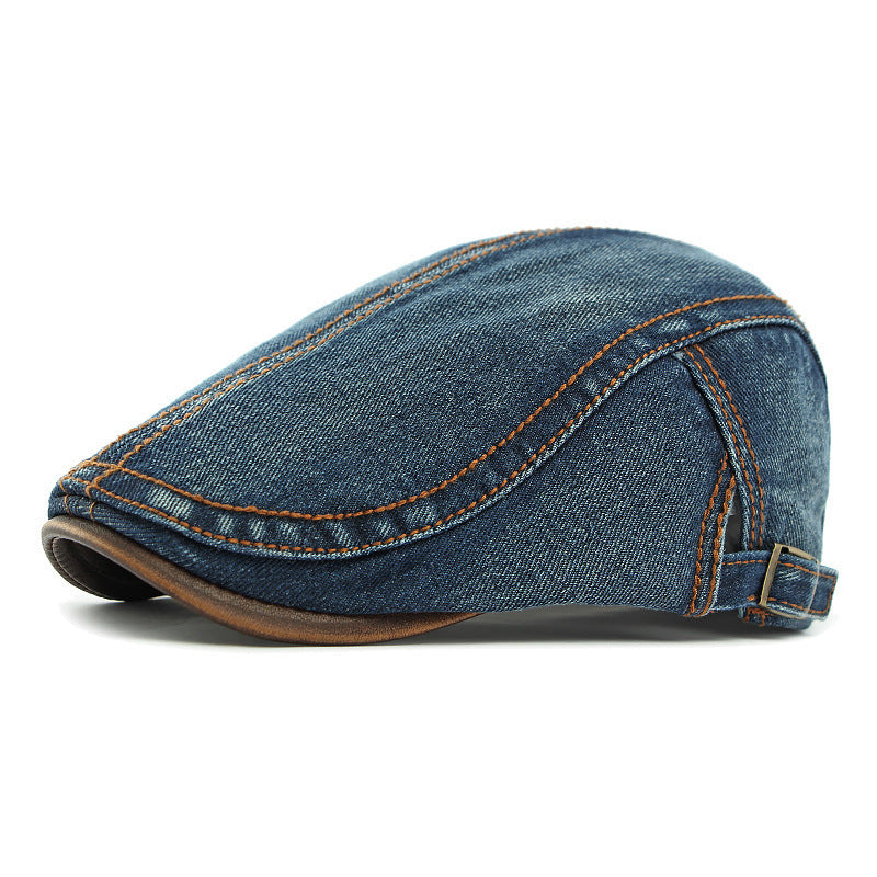Washed Denim Hat Korean Fashion Women's Fashion Beret