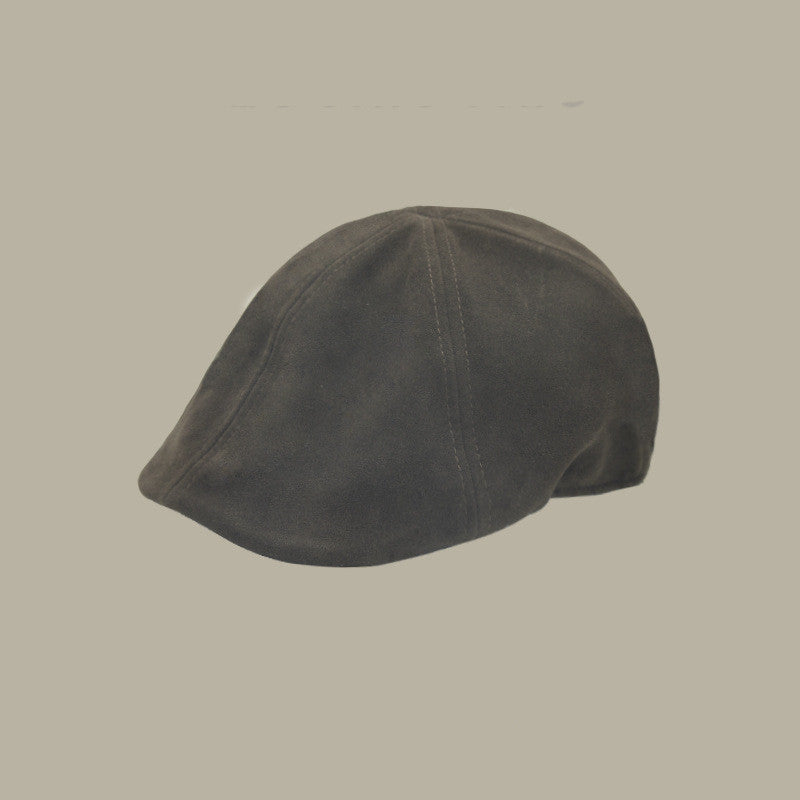 Black Advance Hats American Retro Big Head Circumference Hat