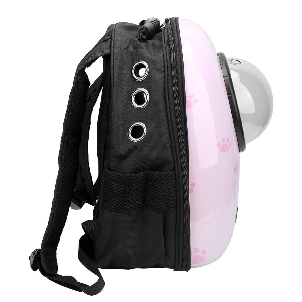 Small Animal Carrier Backpack - Pink Cat