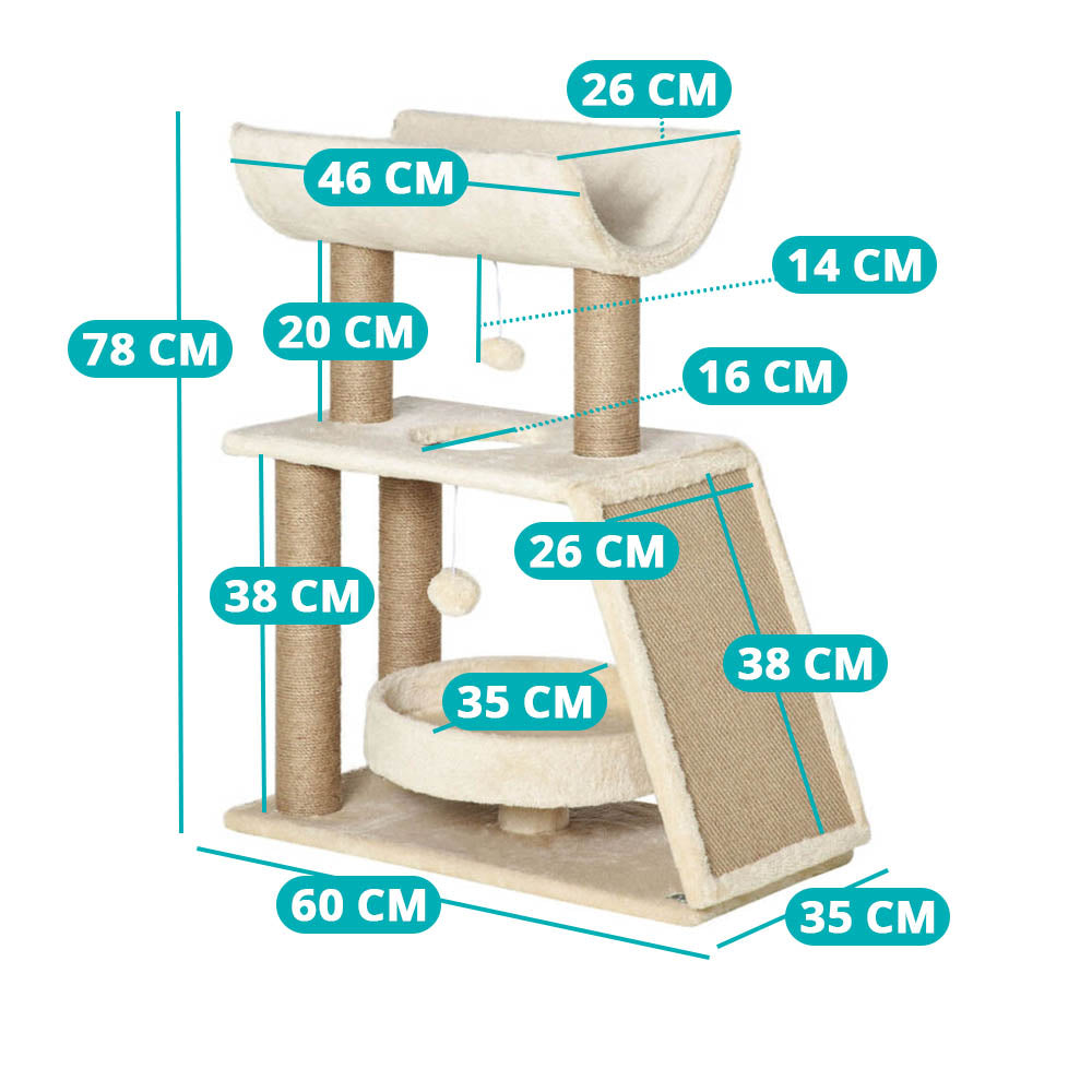 Cat Climbing Frame - Beige