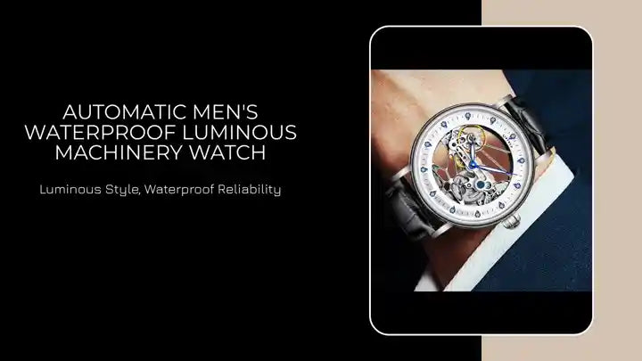 Automatic Men's Waterproof Luminous Machinery Watch by@Outfy